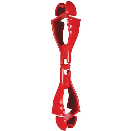 Ergodyne Holder,f/PPE Gear,Dual Clips,Breakaway,6-1/2"x1"x1",6/CT,Red-EGO19113