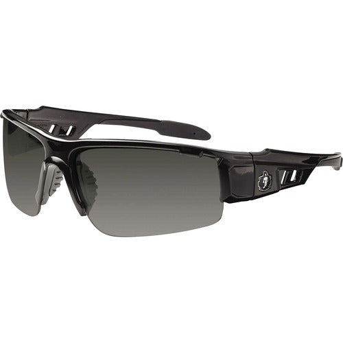 Ergodyne Safety Glasses,1/2-Blade,Polarized Smoke Lens/Black Frame-EGO52031