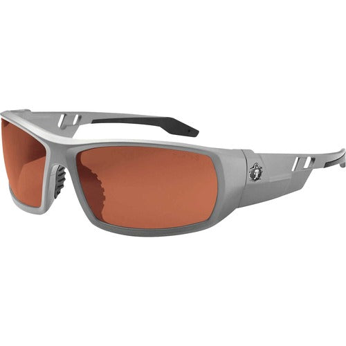 Ergodyne Safety Glasses,Polarized Copper Lens/Matte Gray Frame-EGO50121