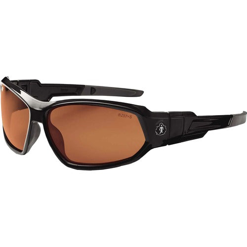 Ergodyne Sunglasses/Goggles,Polarized Copper Lens/Black Frame-EGO56021