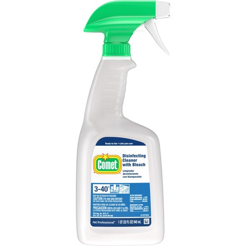 Procter & Gamble Commercial Disinfectant Spray,w/Bleach,Comet,Liquid,Prof,32oz