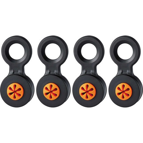Ergodyne Tool Tethering Attachments,Slips,Plastic,Medium,4/PK,BK/OE-EGO19741