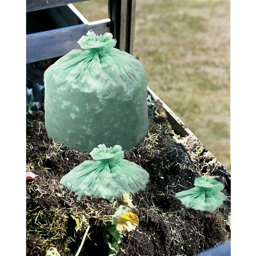 SKILCRAFT Bags, Compostable, ASTM 6400, 48"Wx60"H, 30/BX, Green