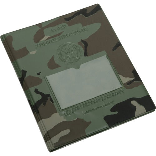 SKILCRAFT Folder,f/Equipment Record,8"x10",4-Color Green Camo