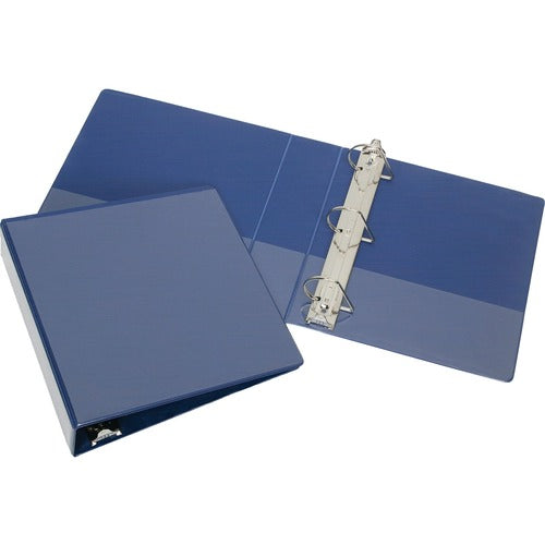 SKILCRAFT View Binder, Slant D-Ring, 1" Capacity, Letter-size, Blue
