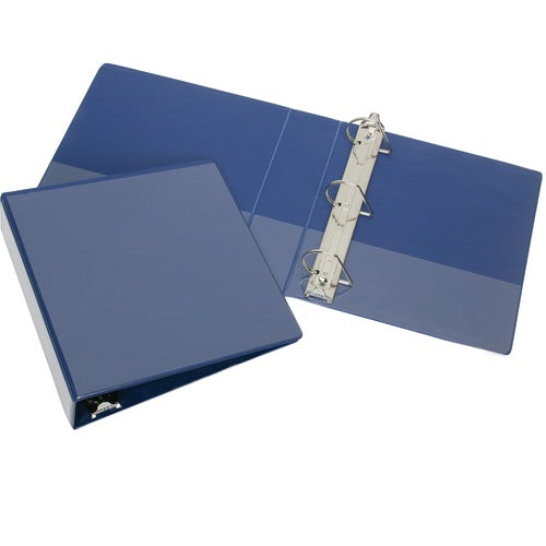 SKILCRAFT View Binder, Slant D-Ring, 2-1/2" Cap, Letter-size, Blue