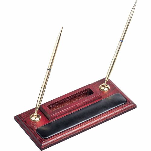 Dacasso Pen Stand,Cell Holder,9"x4-2/5"x8-3/4",RWD/BK