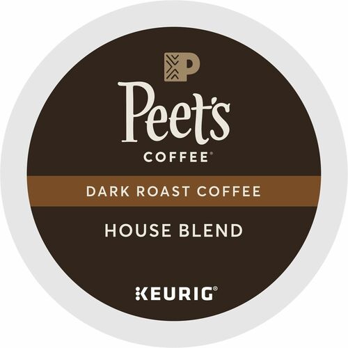 Green Mountain Coffee,House Blend,Dark Roast,K-Cup,22/BX,Brown-GMT2410