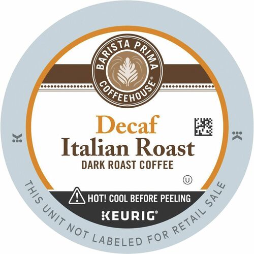 Green Mountain Coffee,Decaf,Italian Roast,Dark Roast,K-Cup,24/BX,Brown-GMT8506