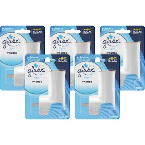 S.C. JOHNSON & SON, INC Oil Warmer, Glade PlugIns, Refillable, 5/CT, White