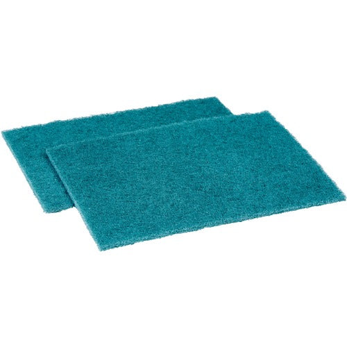 Genuine Joe Scouring Pad,Medium-duty,6"x9",20/CT,Green-GJO18422