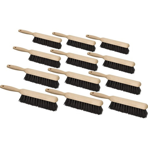 Genuine Joe Brush,Counter,2-1/2"PollyTrim,8"Sweep,13"Block,12/CT,BK-GJO18413CT