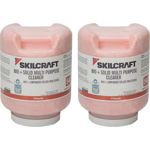 SKILCRAFT Cleaner/Degreaser, Multipurpose, 5 lb, 2/BX, Purple