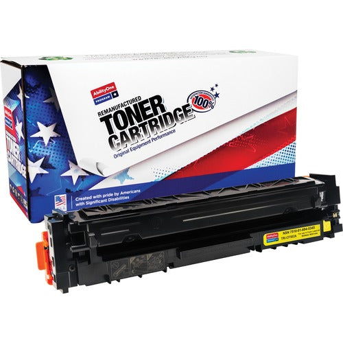 SKILCRAFT Toner Cartridge, Remanuf HP 202A, 1300 Yield, Yellow