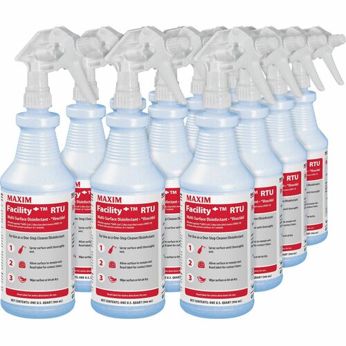 Midlab Inc Disinfectant/Cleaner,RTU,Hydrogen Peroxide,1 QT,12/CT,CL