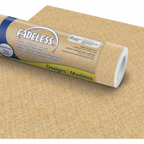 Pacon Art Paper Roll, Fadeless, 48"x50', 50 lb, Wicker