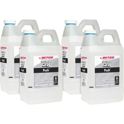 Betco Corporation Cleaner,f/Floor/Drain/Spots,FastDraw,2 L,4/CT,Milky White