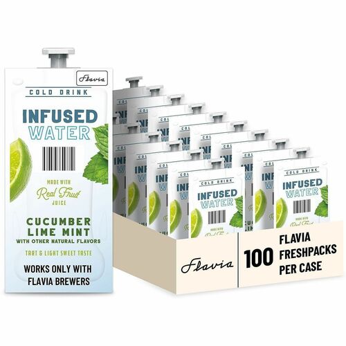 Lavazza Water, Cucumber Lime Mint, Freshpack, 100/CT, Multi