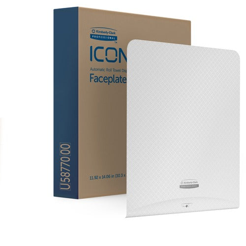 Kimberly-Clark Professional Faceplate,f/Auto HardTowel Disp,12"x1.5"X15",White Mosaic