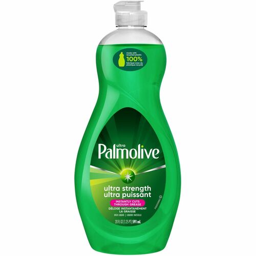 Colgate-Palmolive Company Dish Detergent, Liquid, Ultra-Strength, 20 fl. oz, Green