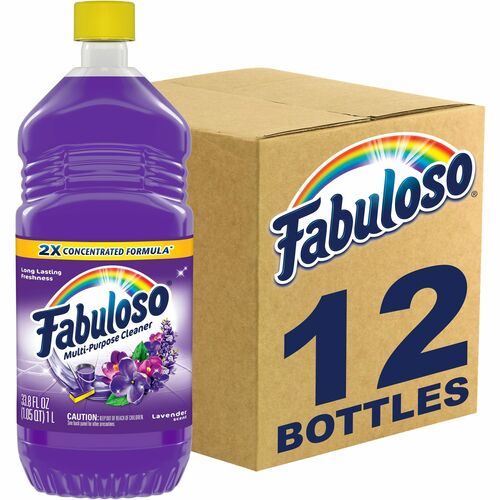 Colgate-Palmolive Company Fabuloso Lavender Cleaner, 33.8oz., 12/CT, Lavender