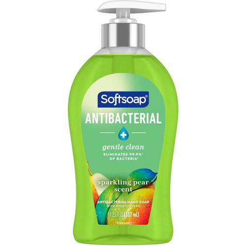 Colgate-Palmolive Company Hand Soap, Liquid, Pear, Antibacterial, 11.25 oz, Green