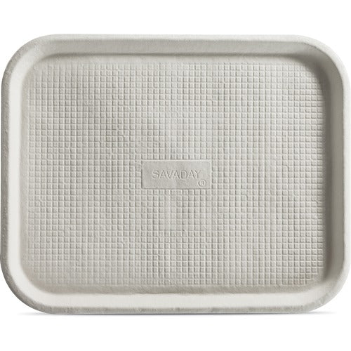 Huhtamaki Tray,f/Food Prep,Molded Fiber,14"x18"x2-1",100/CT,WE