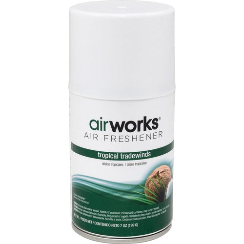 Hospeco Air Freshener,Tropical,Metered Spray,f/Airworks,7oz,12/CT