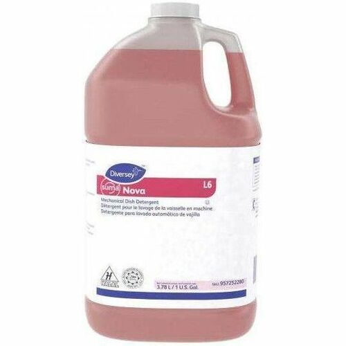 Diversey Care DishwasherDetergent,HardWater,NonChlorinated,1Gal,4/CT,RD-DVO957252280