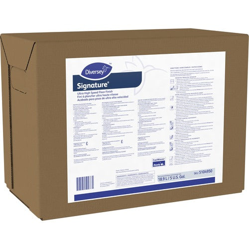 Diversey Care Floor Finish,RTU,High Speed,Ammonia,5 Gal,1/BX,White-DVO5104950