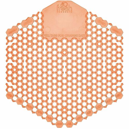 Fresh Products Urinal Screen,Mango,30-day,6-1/2"x7"x2/3",10/BX,OE-FRS3WDS60MAN