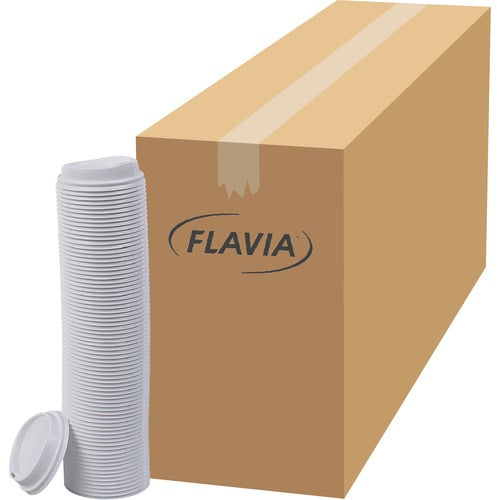 Lavazza Lid, f/10 oz Hot Paper Cups, 1000/CT, White