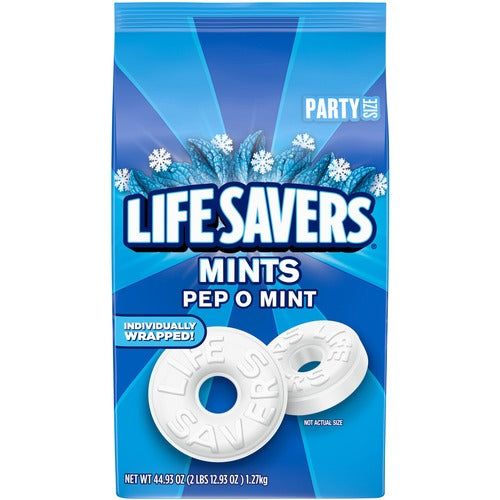 Mars, Inc Life Savers Mints, Pep-O-Mint, Value Bag, 44.93oz