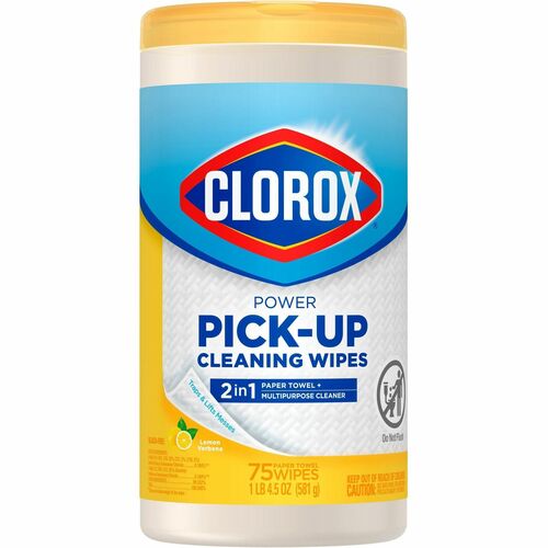 Clorox Company Paper Towel Wipes,Multipurpose,LemonVerbena,75Shts,WE