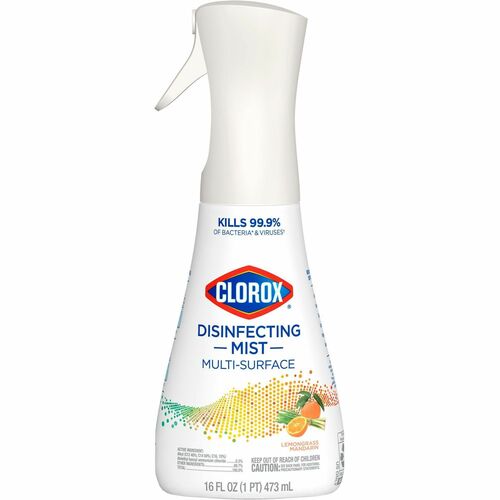 Clorox Company Disinfecting Spray,w/Sprayer,LemongrassMandarin,16oz,WE