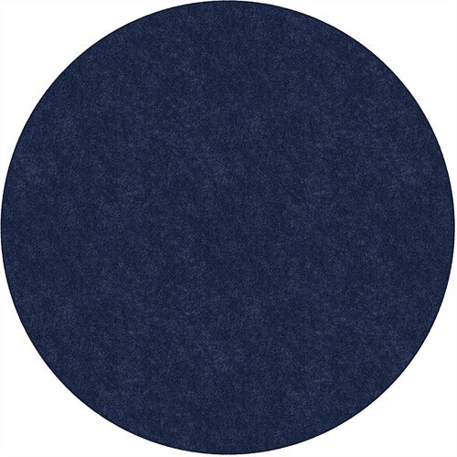 Flagship Carpets, Inc. Rug,SolidColor,StainResistant,6'Round,Navy-FCITS27NY