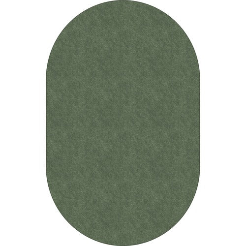 Flagship Carpets, Inc. Rug,Oval,SolidColor,StainResistant,7'6"x12',Sage Green-FCITS45SG