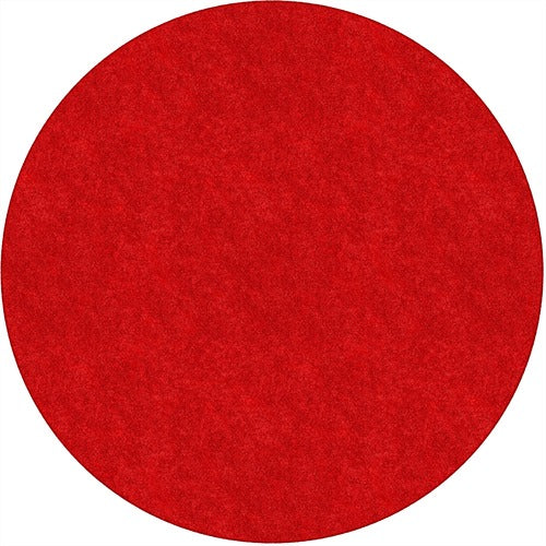 Flagship Carpets, Inc. Rug,SolidColor,StainResistant,6'Round,Rowdy Red-FCITS27RR