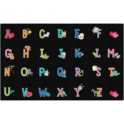 Flagship Carpets, Inc. Rug, Alphabet, Pictures, Rectangle, 7'6"x12', Primary-FCICA218144SG