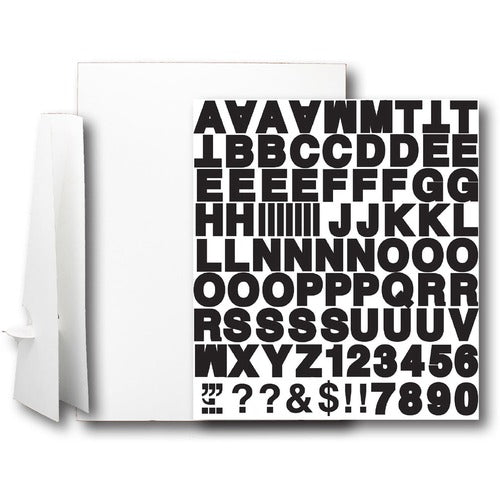 Flipside Products Sign Kit,w/18"Easel,1 Sheet,BlackLetters,20"x30",WE-FLP32301