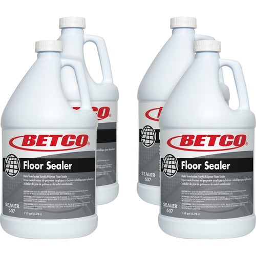 Betco Corporation Floor Sealer,Acrylic Polymer,High Gloss,1 Gal,4/CT,Clear
