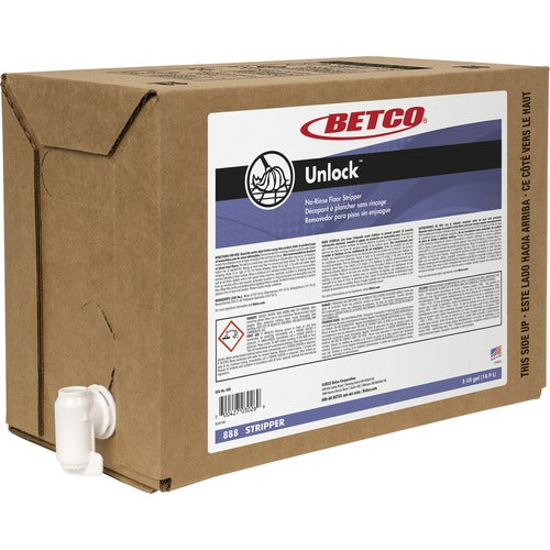 Betco Corporation Floor Stripper,Liquid, Concentrated, 5 Gal Bag, Clear