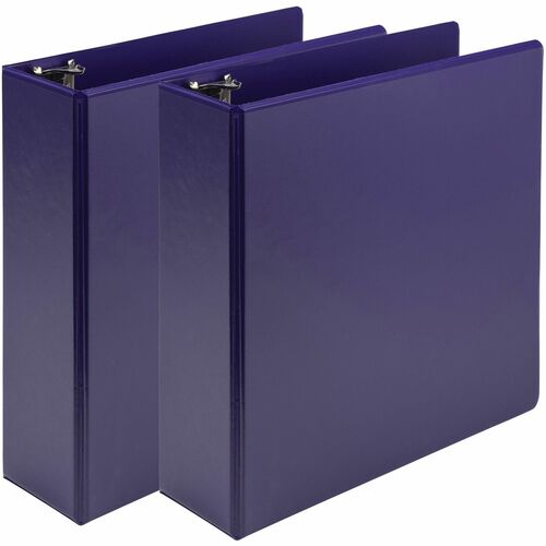 Samsill Binder, Presentation, 11"x8-1/2", 3" Cap, 2/PK, Purple