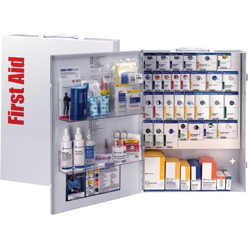First Aid Only, Inc First Aid Cabinet,2021 SmartCompliance,No Meds,5"x16"x21",WE-FAO90829021