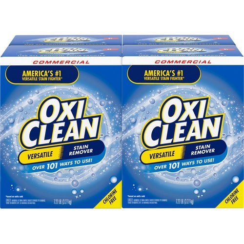 Church & Dwight Co., Inc. Stain Remover, Commercial OxiClean, 156 Loads, 7.22 lb, 4/CT