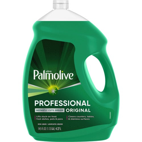 Colgate-Palmolive Company Dish Detergent, Pro, Liquid,Ultra-Strength, 145oz, Green