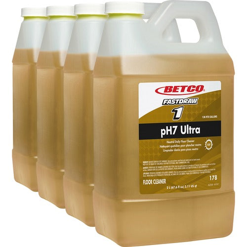 Betco Corporation Floor Cleaner,Neutral,Conc,Liquid,FastDraw 1,2L,4/CT,YW