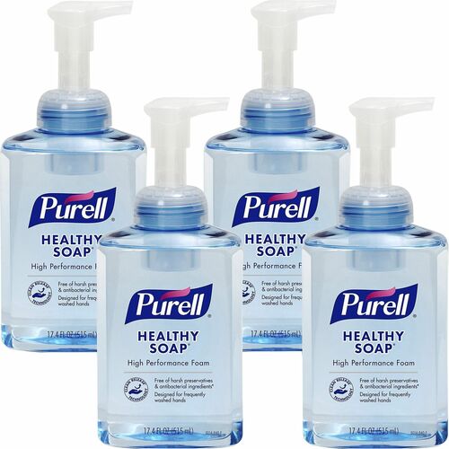 Gojo Hand Soap,Foam,Push Pump,17.4 fl oz,4/CT,CL-GOJ501404CT