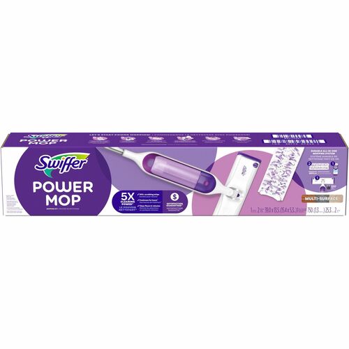 Procter & Gamble Commercial Mop Kit,w/PowerMop/Solution,Pad Refills,Fresh Scent,PE
