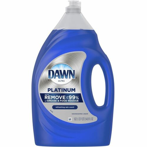 Procter & Gamble Commercial DishSoap,Liquid,Platinum,Grease/Grime,54.8oz,2/PK,Blue